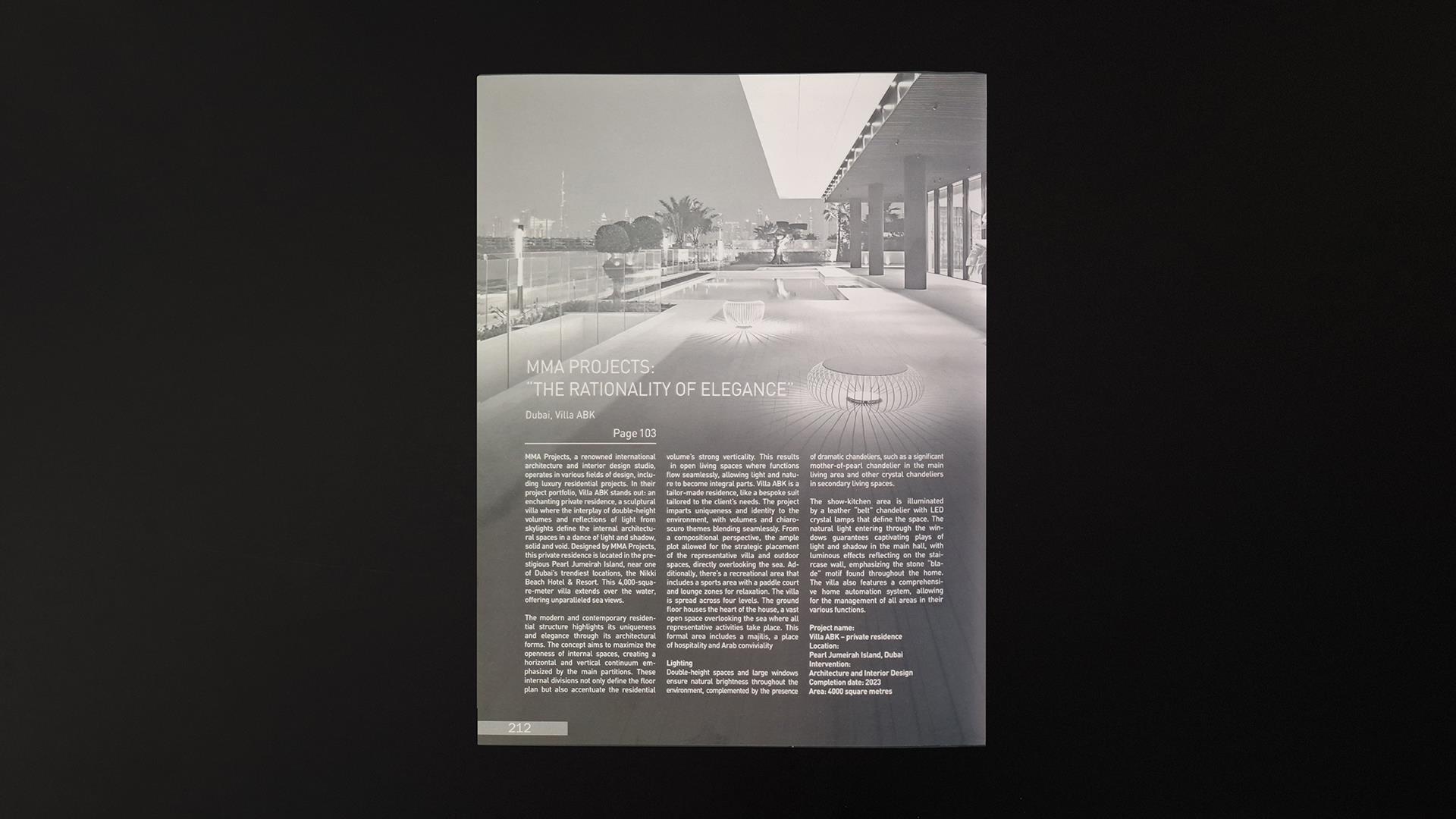 Italian Lighting | Villa ABK, 2024 MMAPROJECTS S.R.L.