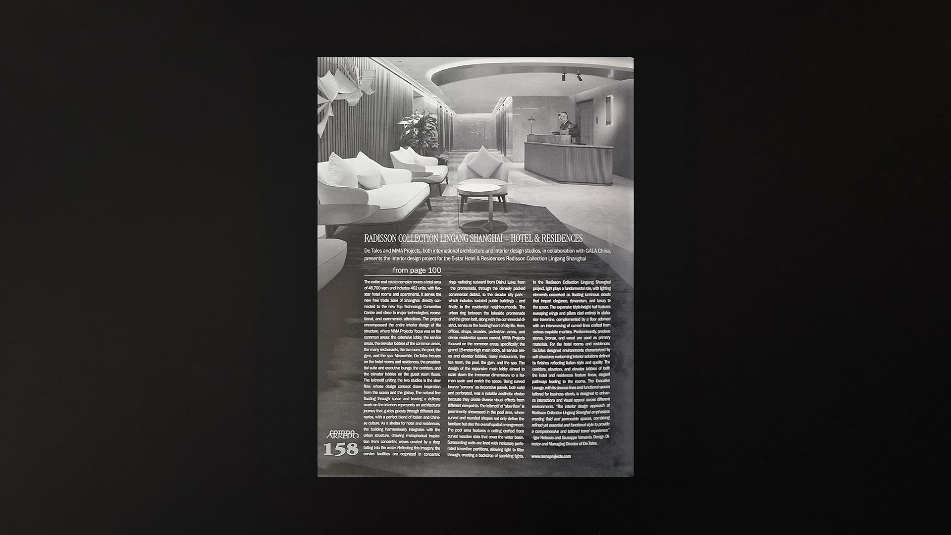 COMPO ARREDO, Radisson Collection Lingang Shanghai Hotel, 2025 MMAPROJECTS S.R.L.
