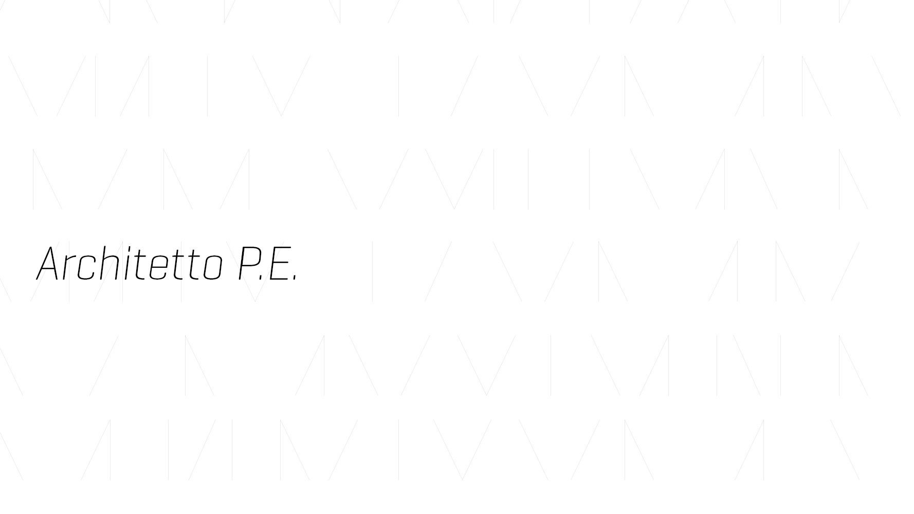 Architetto P.E. MMAPROJECTS S.R.L.